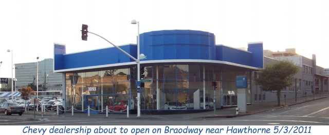 Chevy dealership at Broadway&amp;Hawthorne Oakland Ca 5-3-2011_17w caption